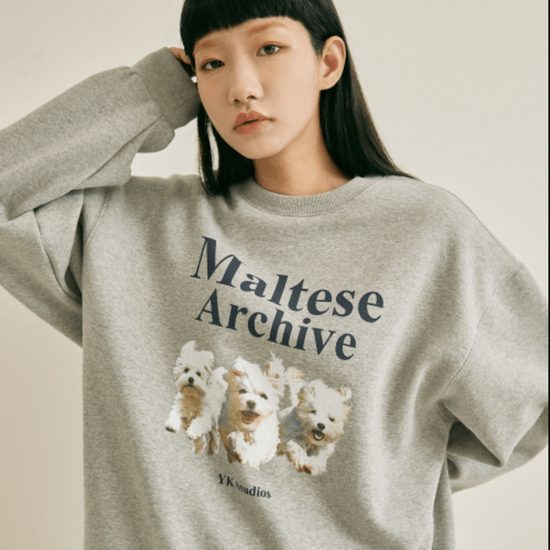 MALTESE ARCHIVE SWEATSHIRTS GREY