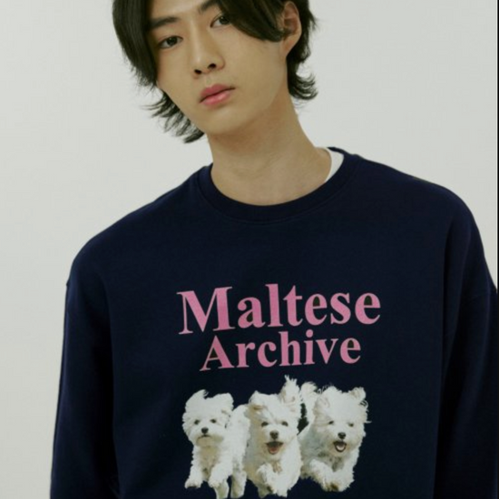 MALTESE ARCHIVE SWEATSHIRTS NAVY