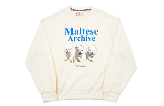 MALTESE ARCHIVE SWEATSHIRTS IVORY