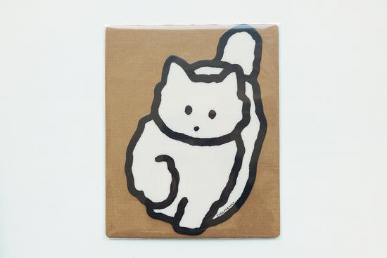 MOUSE PAD WHITE CAT