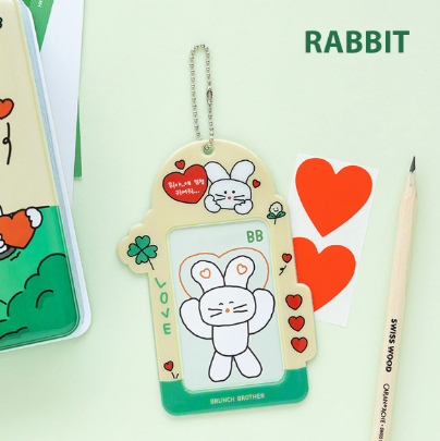 BRUNCH BROTHER PHOTOCARD HOLDER_RABBIT MIX