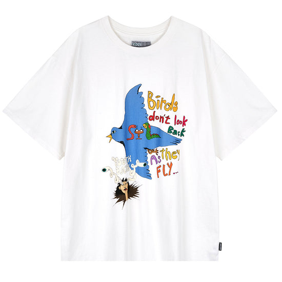 DONT LOOK BACK T-SHIRT WHITE