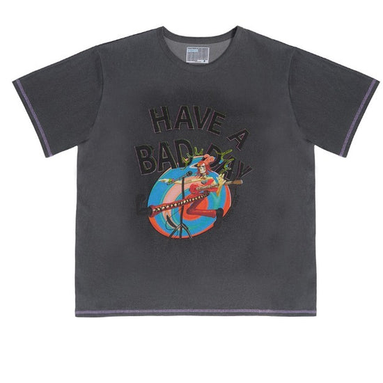 HABD SKELETON T-SHIRT CHARCOAL