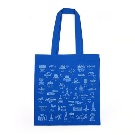 ECO BAG SEOUL DICTIONARY BLUE