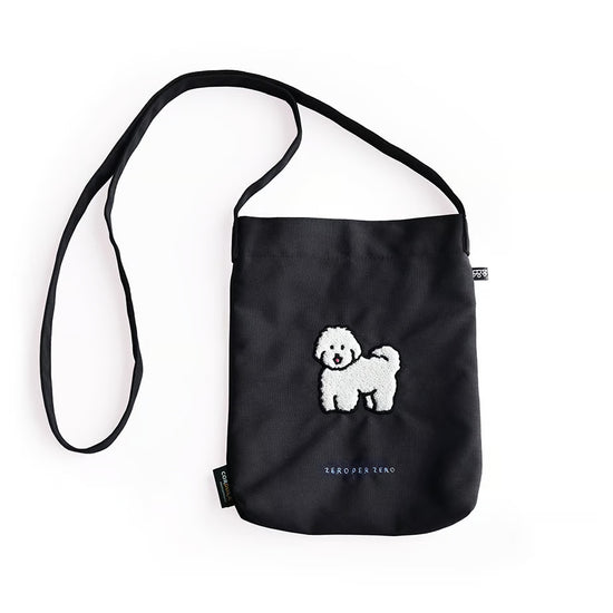 WALK WALK CROSSBAG WHITE PUPPY