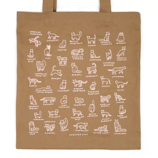 ECO BAG CAT DICTIONARY COFFEE