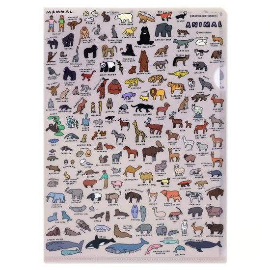 A4 FOLDER ANIMAL DICTIONARY