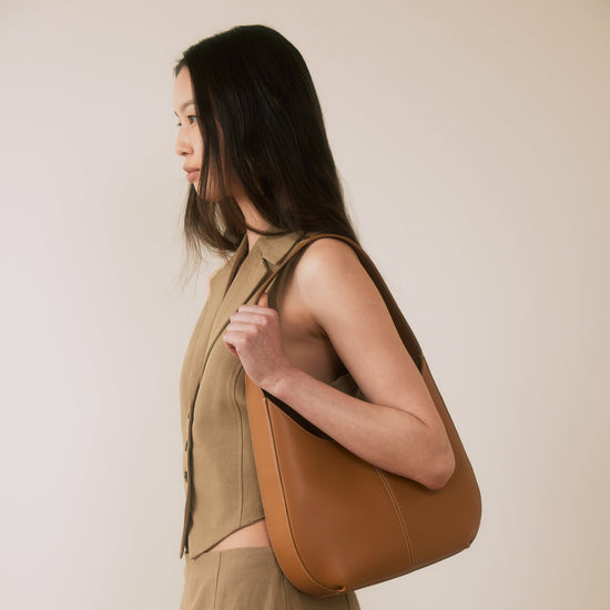 PANIER HOBO BAG BROWN
