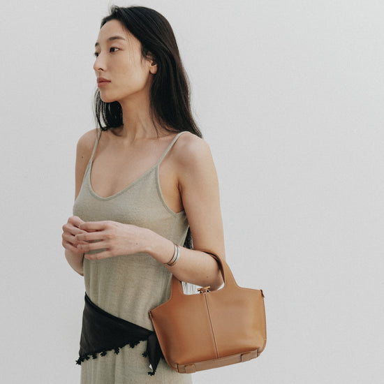PANIER PETIT BAG BROWN