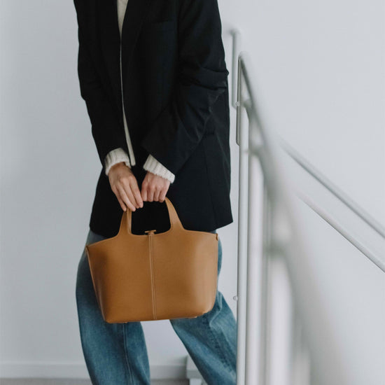 PANIER TOTE BAG BROWN