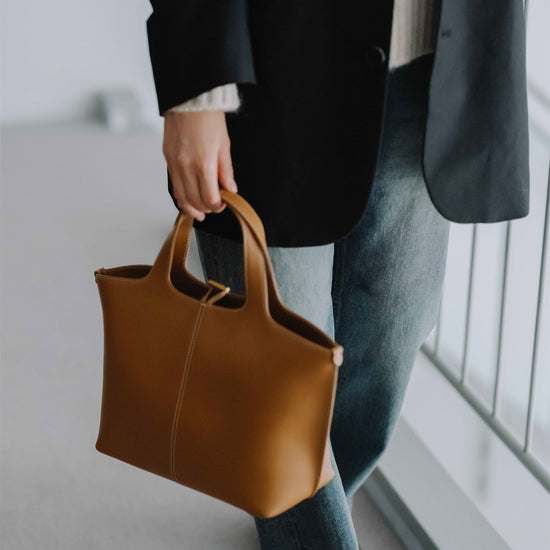 PANIER TOTE BAG BROWN