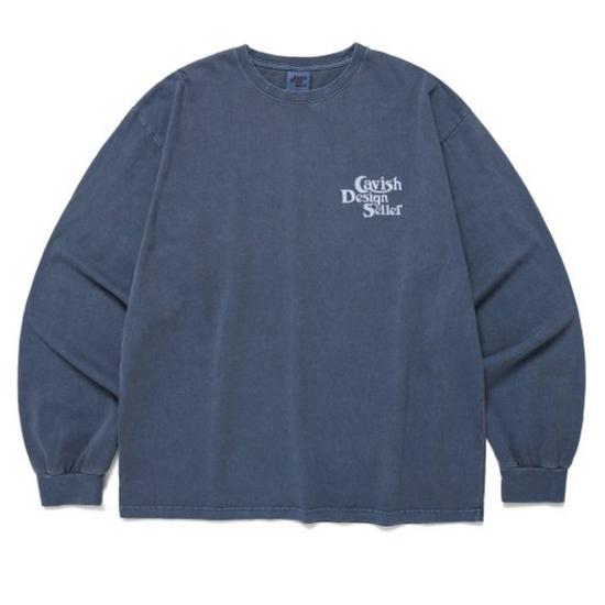 PIGMENT SELLER LOGO LS TEE BLUE