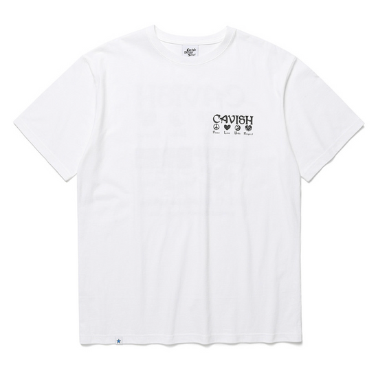 PLUR LOGO SS TEE WHITE