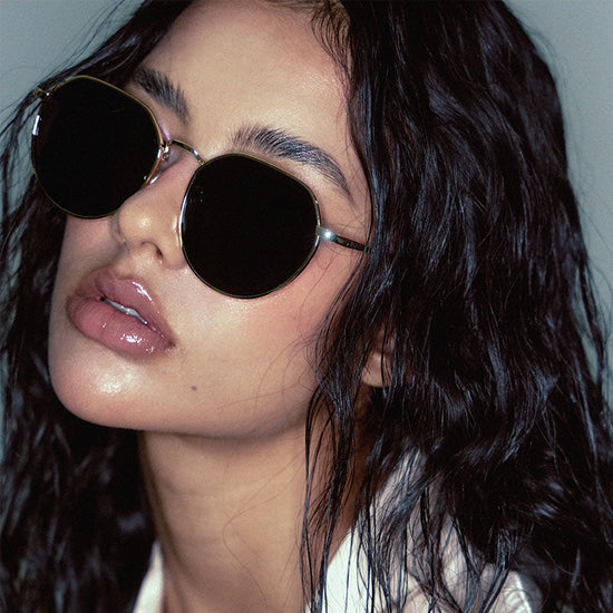 ZOE C4 BLACK LENS + GOLD FRAME