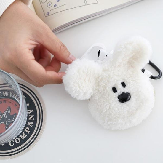 LITTLE PAPER BOUCLE AIRPODS POUCH PEPER