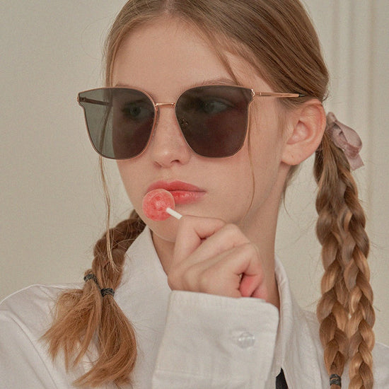 ILLUSO C2 KHAKI LENS + GOLD FRAME