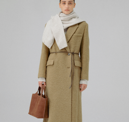 PANIER TOTE BAG NUBUCK PATTERN BROWN