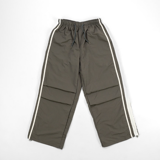 MEN'S NYLON TRACK PANTS CHARCOAL