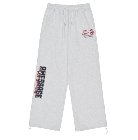 AMESSAGE SWEATPANTS GREY