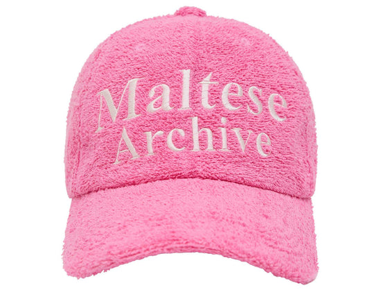 MALTESE ARCHIVE TERRY BALL CAP PINK