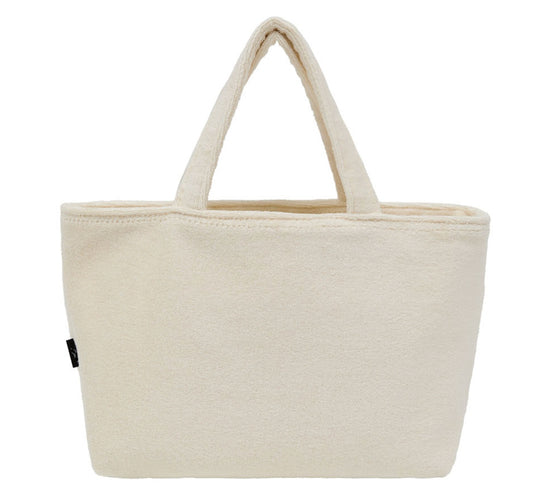 BON VOYAGE TERRY SMALL TOTE BAG IVORY