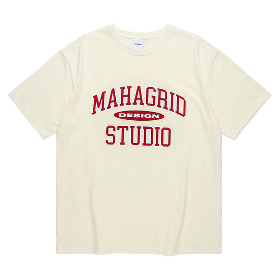 COLLEGE LOGO TEE CREAM