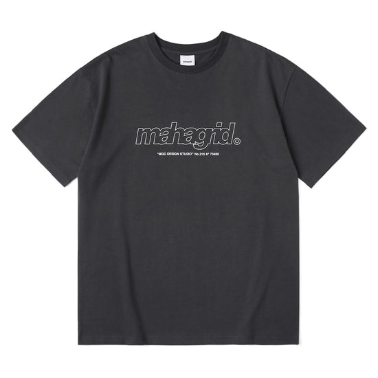 THIRD LOGO TEE CHARCOAL