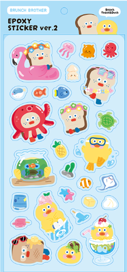 EPOXY STICKER VER.2 BEACH TOAST